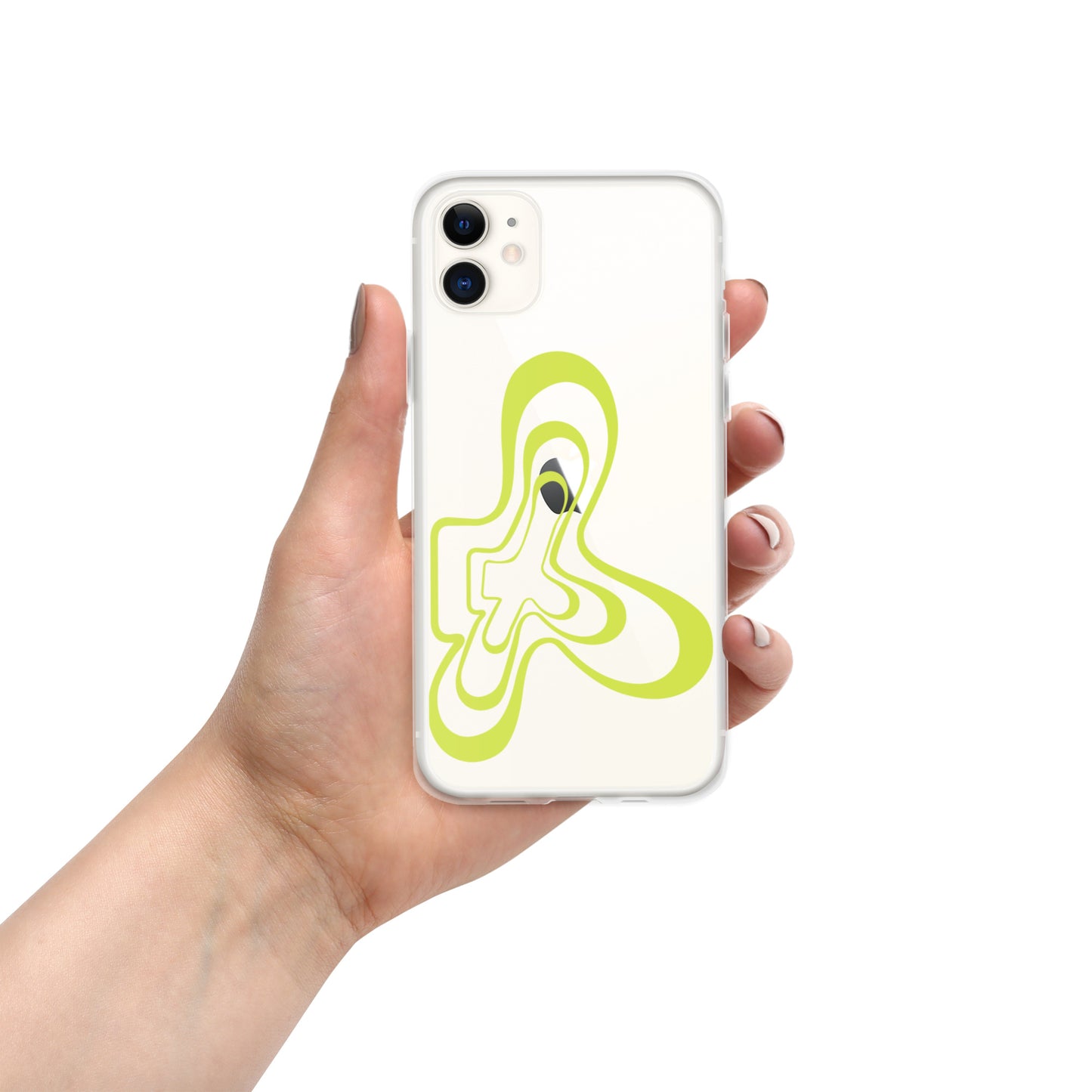 Groovy Flower Clear Case for iPhone®
