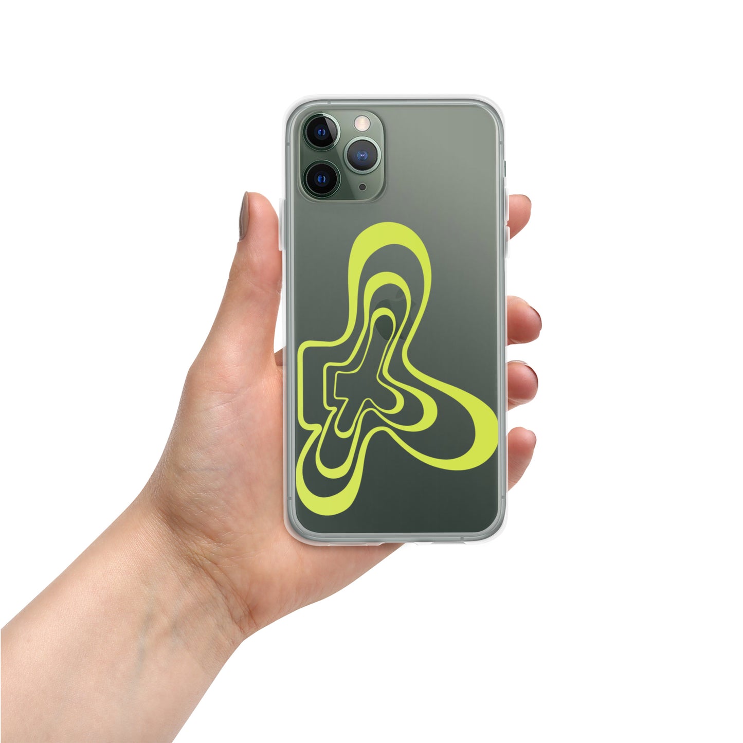 Groovy Flower Clear Case for iPhone®