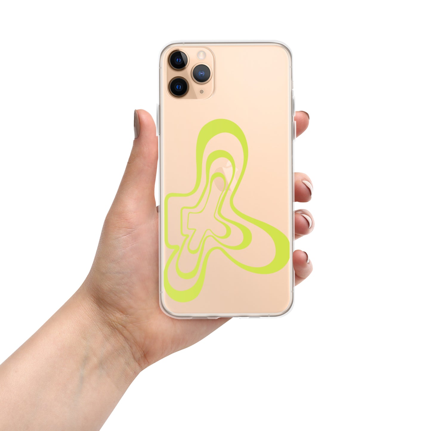 Groovy Flower Clear Case for iPhone®