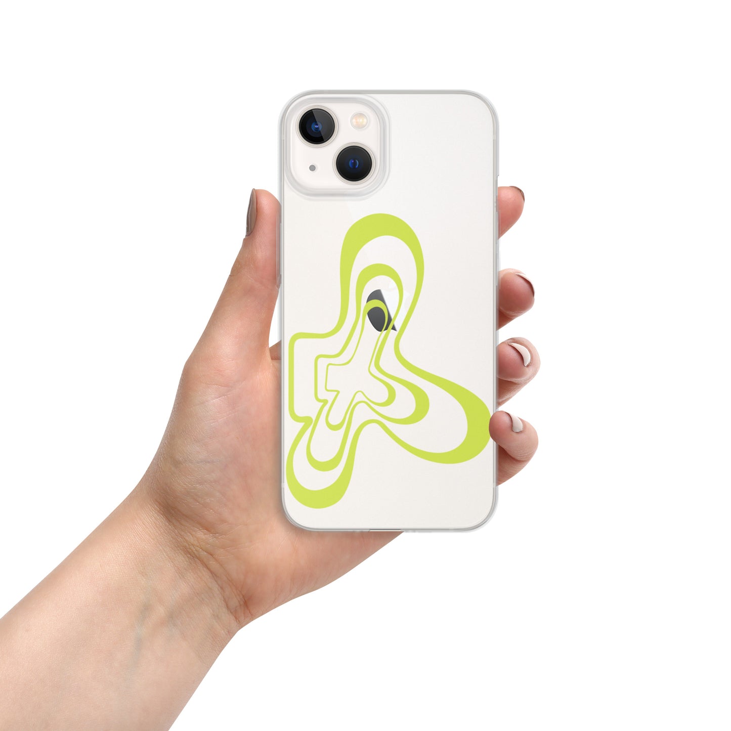 Groovy Flower Clear Case for iPhone®