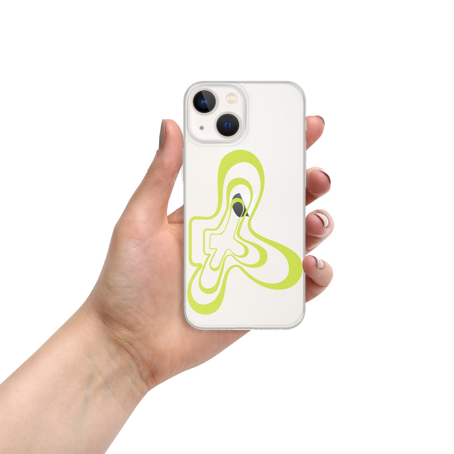 Groovy Flower Clear Case for iPhone®