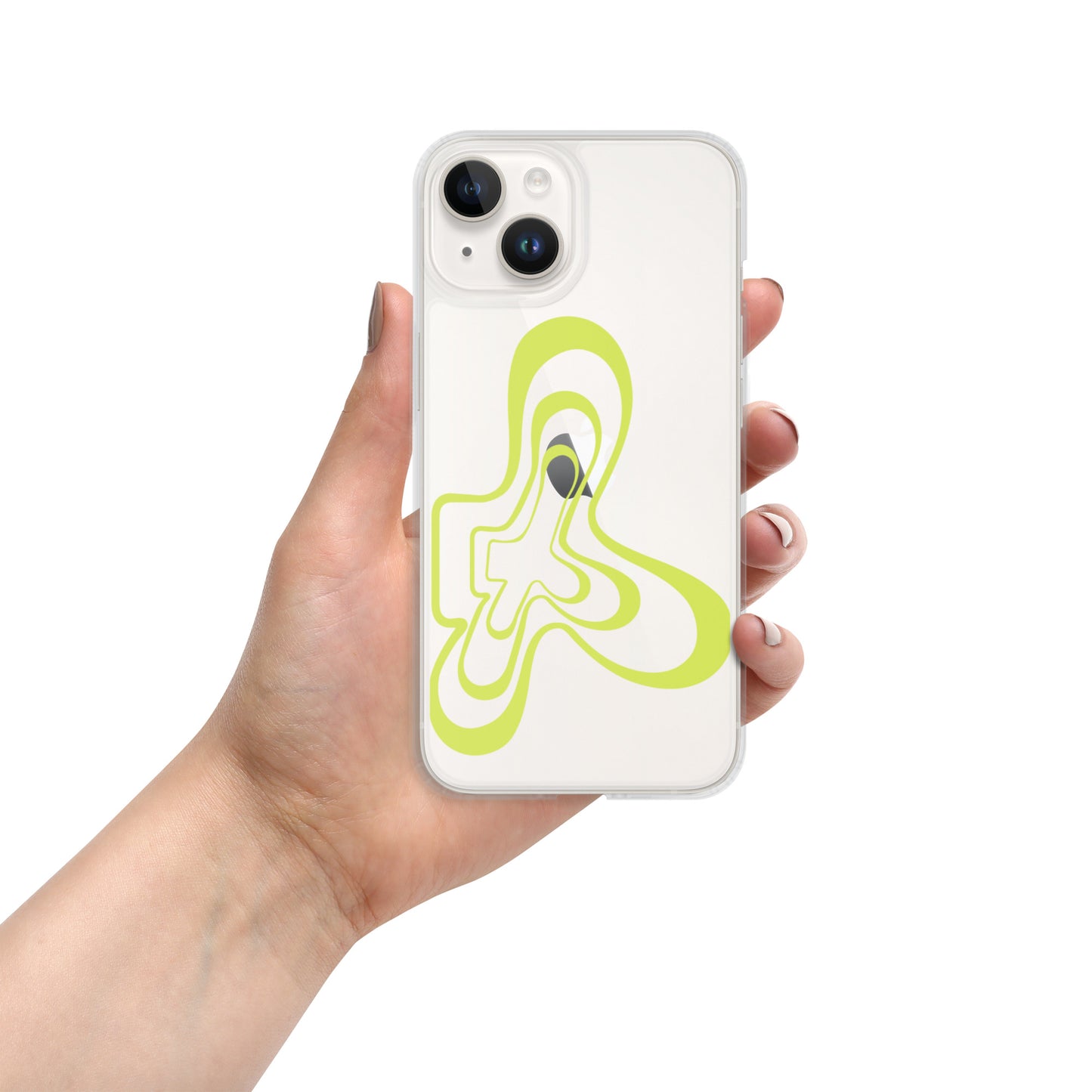 Groovy Flower Clear Case for iPhone®