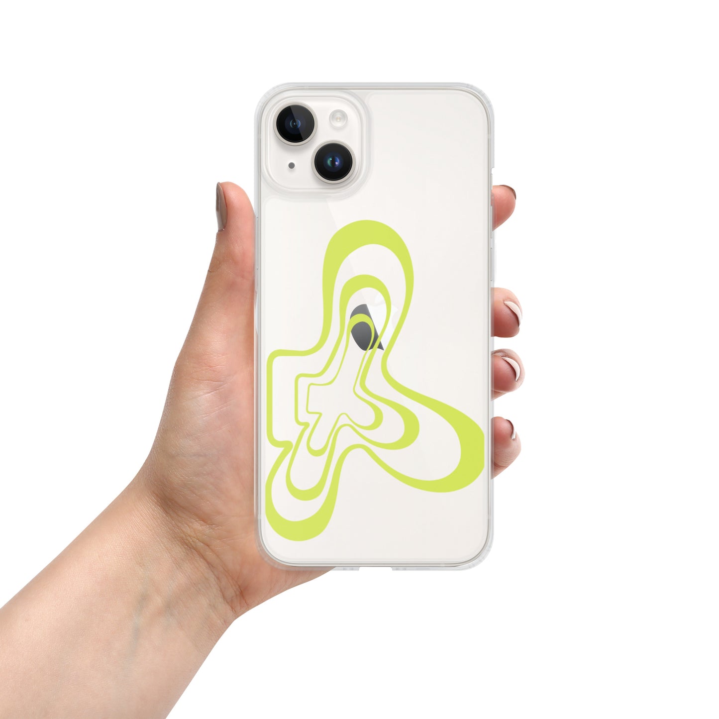Groovy Flower Clear Case for iPhone®