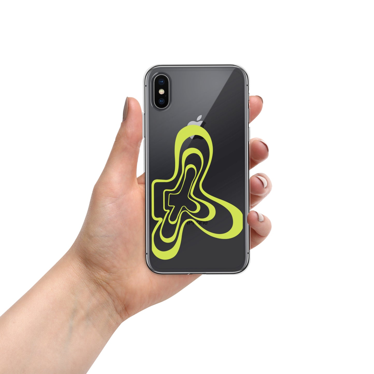 Groovy Flower Clear Case for iPhone®