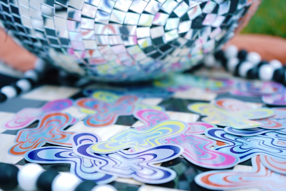 Groovy Flower Sticker